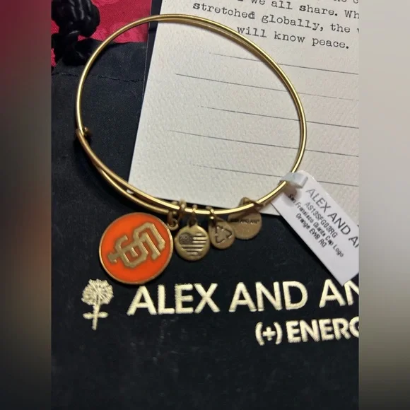 Alex and Ani Jewelry Alex And Ani Sf Giants Bracelet Poshmark